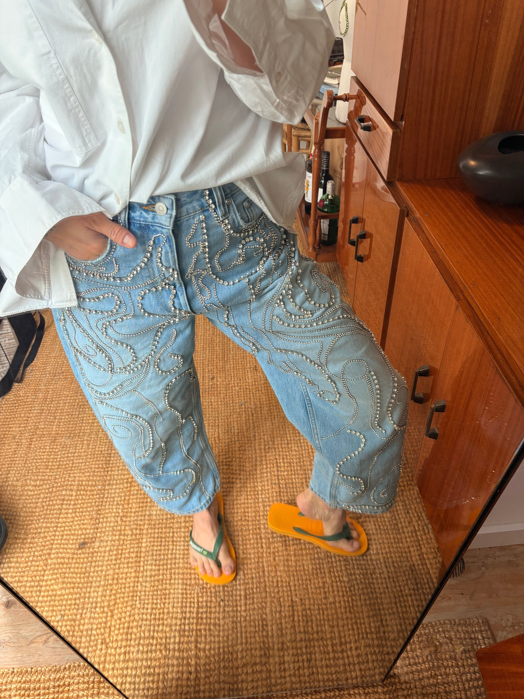 CALÇA STRASS