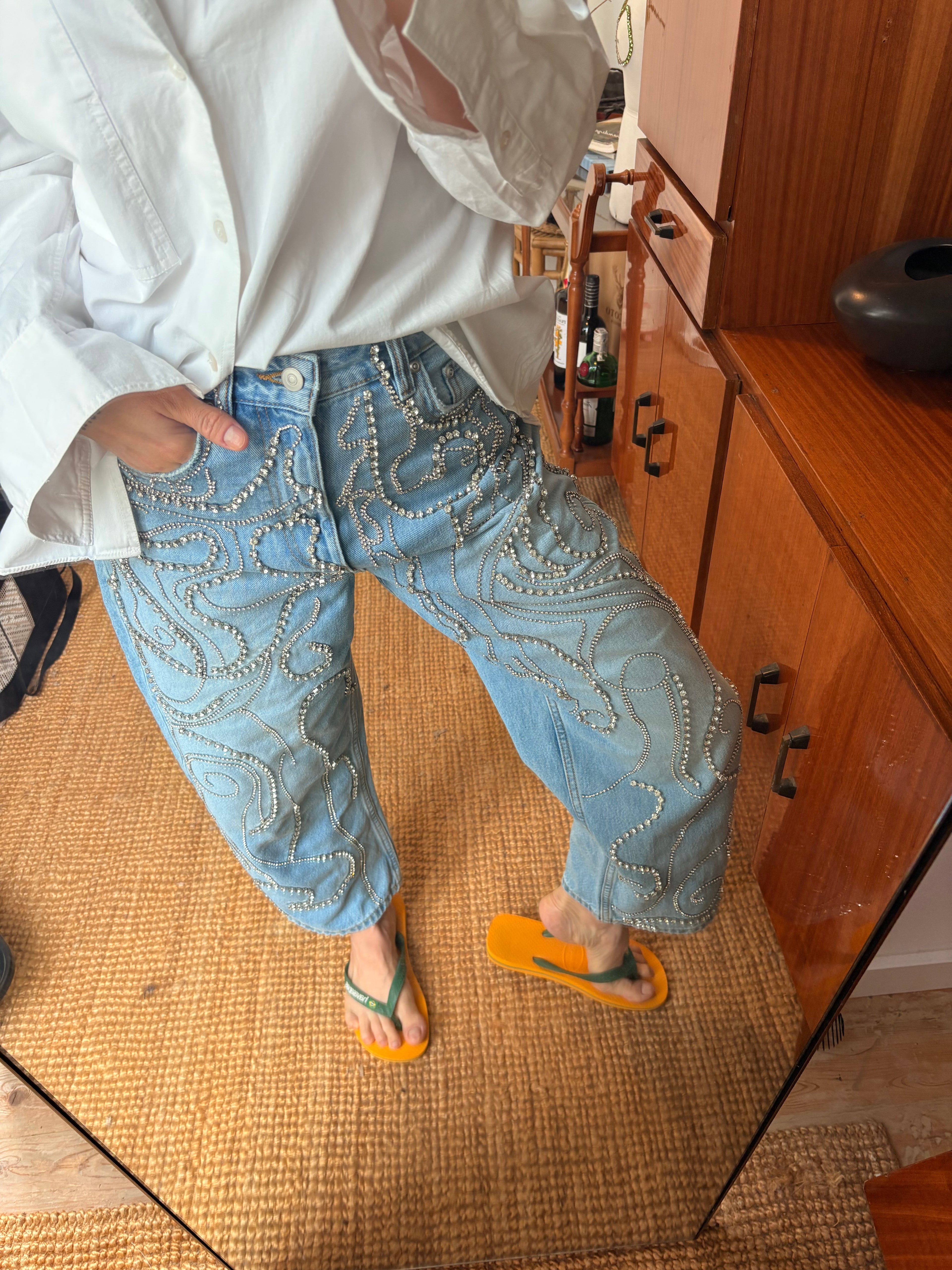 CALÇA STRASS