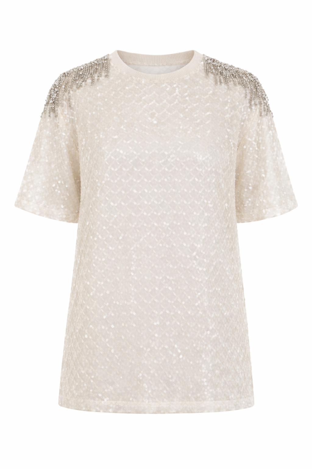 CAMISETA STRASS E PAETÊ