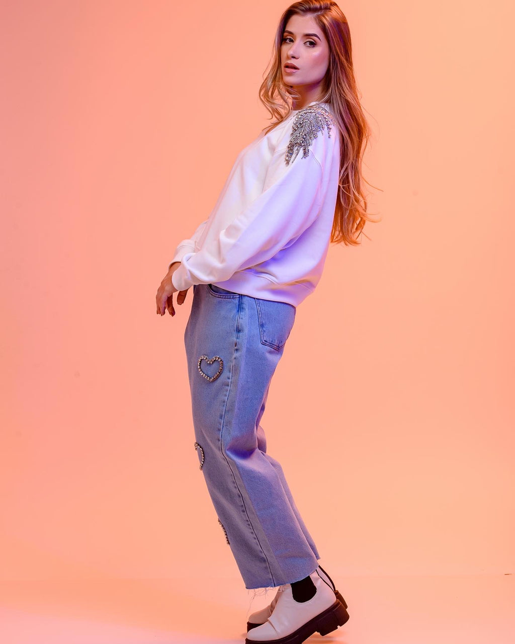 MOLETOM BRILHO OMBROS