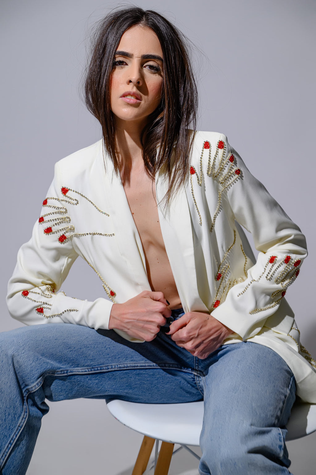 BLAZER BORDADOS MÃOS