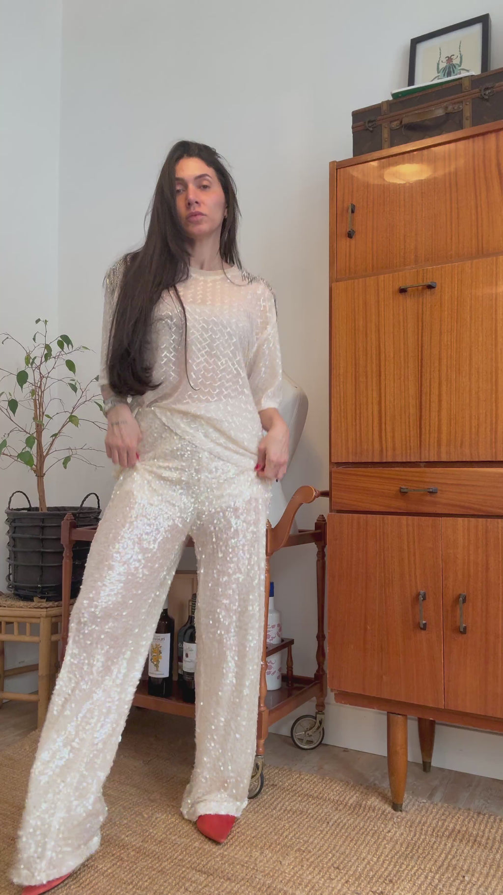 CALÇA PANTALONA PAETÊS