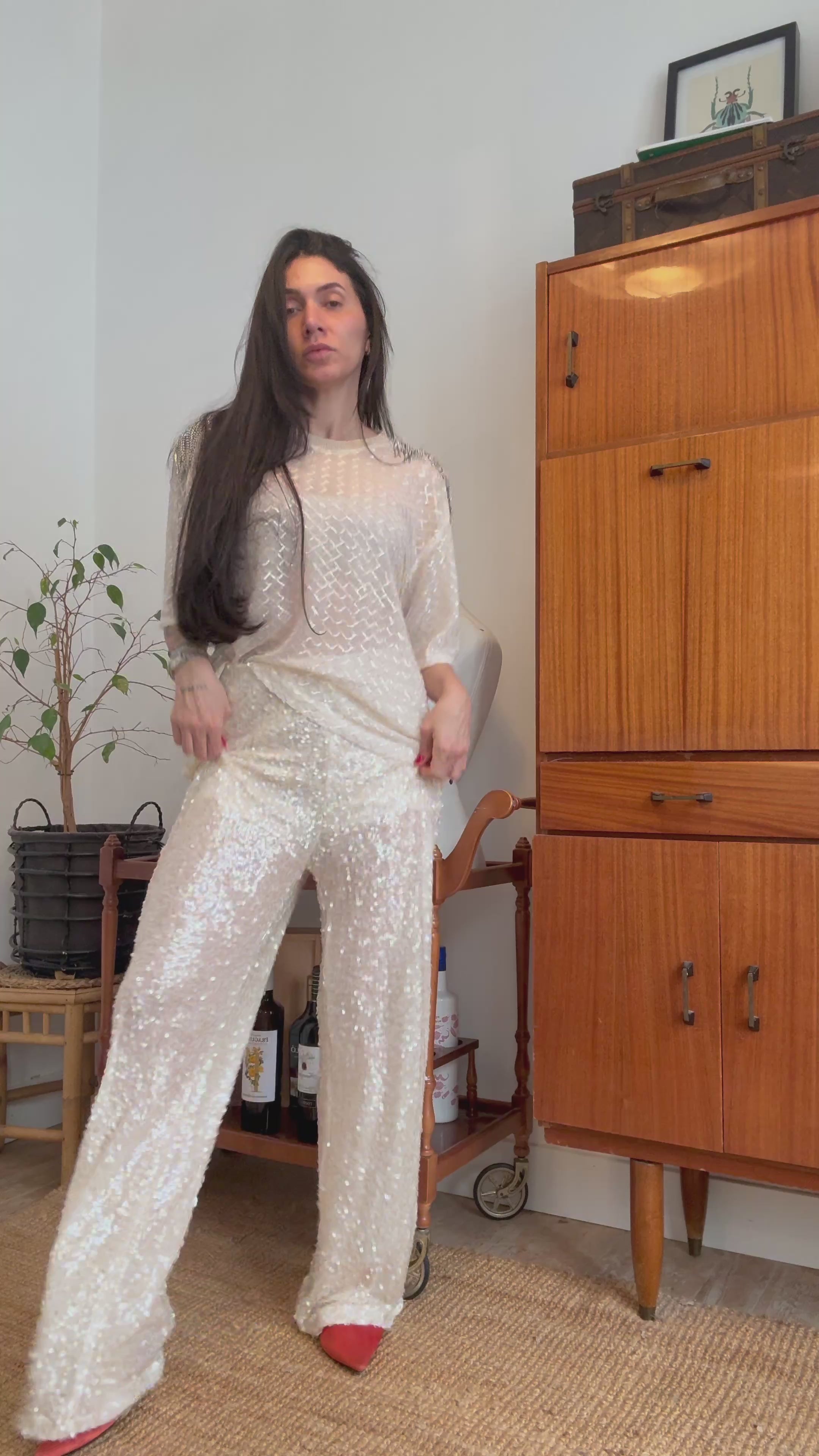 CALÇA PANTALONA PAETÊS
